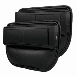 Aufbewahrungsbox für Autositz, 2P Autositz Lückefüller Organizer, Autositz Lücke Füller Veranstalter, Aufbewahrungsbox Autositz Lücken, Auto Zubehör für Suv LKW-schwarz 2p-schwarz
