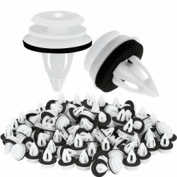 Türverkleidung Clips 50 Stück Auto Befestigung Clips Universal Auto Tür Klips Türverkleidung Befestigung Clips Stoßstange Klammern Innenverkleidung Auto Clips Kunststoffniet mit Schwammig Kissen