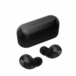 Technics EAH-AZ40M2EK: Kabellose Ohrhörer, Noise Cancelling, Studioqualität, Multipoint Bluetooth, bequemer In-Ear-Kopfhörer, Mikrofon, anpassbare Passform, bis zu 5,5 Std Wiedergabe, Schwarz Schwarz AZ40M2 - mit Geräuschunterdrückung