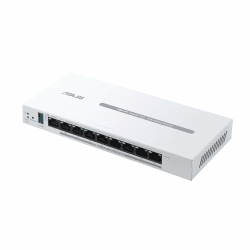 ASUS Expert WiFi EBG19P Gigabit PoE+ VPN kabelgebundener Router (8 PoE+ Ports, 123W, bis zu 3 WAN-Ethernet-Ports + 1 USB-WAN, kommerzielle Netzwerksicherheit, Verwaltung per ExpertWiFi-App) Wired Router 9 Ports 1er Pack