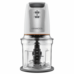 Kenwood Easy Chop CHP61.100WH Zerkleinerer, elektrischer Mini Universalzerkleinerer mit 2 Geschwindigkeitsstufen, 0,5 l Arbeitsbehälter, 500 Watt, Weiß 0,5 l Arbeitsbehälter 500 Watt