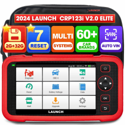 LAUNCH CRP123i V2.0 Auto obd2 Diagnosegerät für alle Fahrzeuge, KFZ-Codeleser für 4 Systeme Diagnose, 7+ Reset Öl/Brake/SAS/ABS/DPF/BMS/ETS für Autos CRP123i 2.0