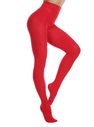 EVERSWE 80D Microfaser Damen Strumpfhose L-XL Rot