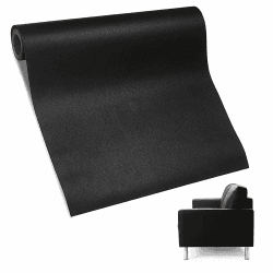 LederReparatur Set, Leder Patch Selbstklebend, 50 x 137cm Leder Patch Kit, Leder Reparatur Patch, Kunstleder Selbstklebende Leder Reparatur Set für Sofas, Autositze, Bürostuhl, Kopfteil (Schwarz) Schwarz 50 x 137cm