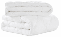 WAVVE Bettdecke 135x200 4 Jahreszeiten 2 teilig - Ganzjahresdecke 135x200cm 300gsm+ Sommerdecke 135 x 200 150gsm＝Winterdecke 450gsm, Steppdecke 200x135 für Vierjahreszeiten/Sommer/Winter 135 x 200 cm Weiß