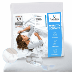 Matratzenschoner 120x200 wasserdicht, atmungsaktiver und hypoallergener Bettbezug, Antibakteriell und waschbar, milbendicht und schimmelresistent, Hygienische Matratzenauflage und nässeschutz 120x200 120 x 200 cm