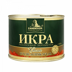Kaviar - Zarendom Gorbuscha Lachskaviar Klassik 500 g Dose - roter Kaviar - caviar - икра