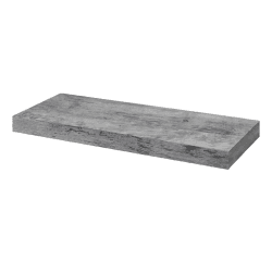 WOLTU Wandboard Wandregal CD DVD Regal Bücherregal Schweberegal Holz Board 40x22.9x3.8cm grau Eiche für Büro, Wohnzimmer, Schlafzimmer, Küche RG9372grei 40cm Eichengrau