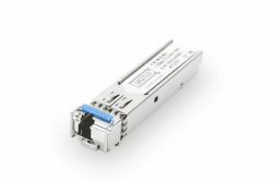 DIGITUS Gigabit SFP Modul, Mini GBIC, Singlemode, LC Simplex (BiDi), Tx 1310nm / Rx 1550nm, 20 km, 1.25 Gbit/s 20 km, TX1310/RX1550nm SFP - Singlemode 1,25 Gbit/s