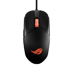 ASUS ROG Strix Impact III - Beidhändige Gaming-Maus, leicht, 12000 DPI, 5 programmierbare Tasten, austauschbare Schalter, Paracord-Kabel, Gaming-Maus für FPS, Schwarz ROG Strix Impact III Schwarz