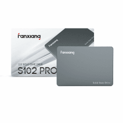 fanxiang Interne SSD Festplatte 2TB SATA III 2,5 Zoll, 570MB/s Lesen, 520MB/s Schreiben, Interne SSD mit 70% SLC Cache, für Desktop, Laptop, PS4 (S102Pro)