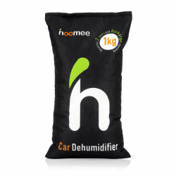 HOOMEE Luftentfeuchter Auto, Anti Beschlag Auto Entfeuchter Wiederverwendbar, Gegen Feuchtigkeit im Auto, Auto-Winter-Wohnmobil-Zubehör, Feuchtigkeitskissen für Auto, Plus Antirutschmatte, 1kg