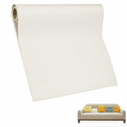 LederReparatur Set, Leder Patch Selbstklebend, 50 x 137cm Leder Patch Kit, Leder Reparatur Patch, Kunstleder Selbstklebende Leder Reparatur Set für Sofas, Autositze, Bürostuhl (Milchig weiß) Milchig weiß 50 x 137cm
