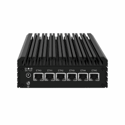 Micro Firewall Appliance, Mini PC, pFsense Plus, Mikrotik, OPNsense, VPN, Router PC, Intel J6413, HUNSN RJ09, AES-NI, 6 x Intel 2.5GbE I226-V LAN, Console, HDMI, DP, SIM Slot, 16G RAM, 512G SSD 16G RAM 512G SSD S J6413