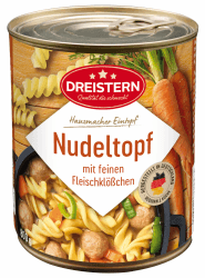 Dreistern Nudeleintopf mit Fleischklößchen, 800 g 800 g (1er Pack)
