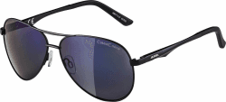 ALPINA A 107 - Verspiegelte und Bruchsichere Sonnenbrille Mit 100% UV-Schutz Für Erwachsene Black Matt A 107 Single