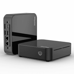 DreamQuest Mini PC Windows 11 Pro Intel N100 (bis zu 3,4 GHz) 16 GB DDR4 512GB M.2 SSD Micro Desktop Computer mit Tpye C /4K HDMI Port, 2X Gigabit Ethernet/WiFi 5/BT 5/USB3.2 für Business Office S-SSmall