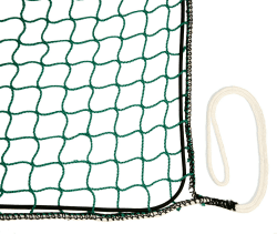 Kerbl Abdecknetz SafeNet (Größe 6,5 x 2,5 m, Maschenweite 45x45 mm, für PKW-Anhänger, aus geflochtetem Polypropylen knotenfrei) 37253, grün Maschenweite 45x45 mm 6,5x2,5 m