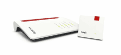 AVM FRITZ!Mesh Set: FRITZ!Box 7530 AX (Wi-Fi 6 Router mit 1.800 MBit/s + 600 MBit/s) und FRITZ!Repeater 1200 AX (Wi-Fi 6 Repeater mit 2.400 Mbit/s + 600 Mbit/s, deutschsprachige Version) weiss