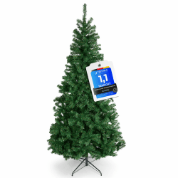 Blumtal künstlicher Weihnachtsbaum 180cm - Weihnachtsbaum künstlich mit naturgetreuen PVC-Nadeln + Stellfuß - Weihnachtsbaum künstlich 180 - Christbaum - Tannenbaum künstlich 180 cm -Tannenbaum 180 cm Basic 180cm