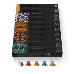 NESPRESSO ORIGINAL, Auswahl an Espresso und Lungo Kaffees, Helle bis dunklere Röstungen, Kompatibel mit ORIGINAL Kaffeemaschinen, Kapsel Set aus 100 Kaffeekapseln Lungo & Espresso
