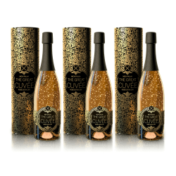 Michi Palma | 3er-Set The Great Cuvée (3 x 0.75 l) | Mit 23 Karat reinem Blattgold und edler Geschenkverpackung | Goldene Geschenkidee 3 x 0.75 l The Great Cuvée