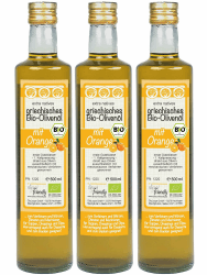 direct&friendly Bio Olivenöl mit Bio Orange (3 x 500 ml) Orange 3 x 500 ml