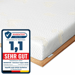 Newentor® Matratzen Topper 120x200cm H2 H3, Matratzentopper 120x200 Schlafsofa Bett Gelschaum, Mattress Topper 120x200 Boxspringbett Gel Bezug Kaltschaum 7CM Höhe 120x200x7cm H2/H3 - 80 bis 100KG
