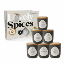 POTLUCK | BBQ Set 6er | Gewürzmischungen im Keramiktopf | Vegan, glutenfrei und mit natürlichen Inhaltsstoffen
