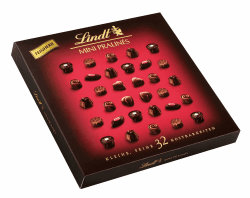 Lindt Feinherbe Mini Pralinés Noirs | 163 g | Dunkle Schokolade | 32 Pralinen | Kleines Schokoladengeschenk oder Pralinengeschenk Feinherb 163 g
