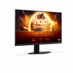 AOC Gaming 27G4XED - 27 Zoll Full HD Monitor, 180 Hz, 1 ms, FreeSync Prem., G-Sync comp., HDR10 (1920x1080, 2X HDMI 2.0, 1x DisplayPort 1.4) schwarz/grau 180Hz Nicht Höhenverstellbar 27 inch FHD