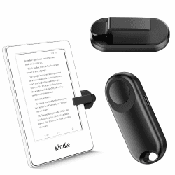 Sycelu K1 RF Fernbedienung zum Seitenwenden zum Lesen auf Kindle, Paperwhite,Kobo,Surface, iPhone/Android Tablets Comics/Romane Fotografieren Kamera Videoaufzeichnung(Schwarz) Black