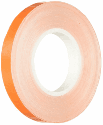 4R Quattroerre.it 10225 Dekorstreifen Wheel-Stripes für Motorradfelgen mit Applikator, Orange, 7 mm x 7 m