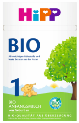 HiPP Bio Milchnahrung 1 Bio, 4er Pack (4 x 600g) 1 BIO-Neu 600 g (4er Pack)