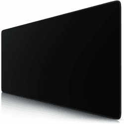 TITANWOLF - XXL Mauspad komplett Schwarz Speed Gaming 900 x 400mm - XXL Mousepad - Tischunterlage Large Size - verbessert Präzision & Geschwindigkeit - Stabiler Halt auf glatten Oberflächen 2