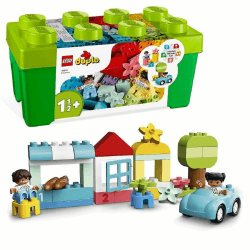LEGO 10913 DUPLO Classic Steinebox, Kreativbox mit Aufbewahrung, erste Bausteine, Feinmotorik-Lernspielzeug, Geschenk für Kleinkinder ab 1,5 Jahren Spielzeug Single