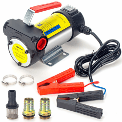 YaoFaFa Dieselpumpe 12V 175W Ölabsaugpumpe Elektrisch Ölwechselpumpe Kraftstoffpumpe Unterstützt Vorwärts und Rückwärtsdrehung 45L/Min Ohne Düse Schlauch Angebot bei HelloDeals