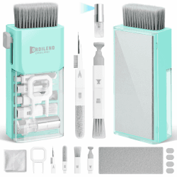 Tastatur Reinigungsset, Laptop Reinigungsset, Cleaner Kit for MacBook Handy, Tastaturreiniger mit Bürste Keyboard Cleaner, Laptop Cleaner for Tablet, Computer, Einfach zu Bedienen und zu Tragen Tiffany Blue
