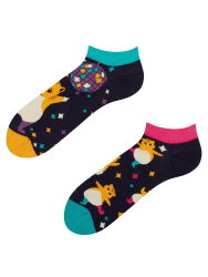 Dedoles Socken Unisex Damen Herren & Kinder Baumwolle viele lustige Designs Fussball Fahrrad Pferde Pflanzen Feuerwehr Geschenk links rechts verschieden 39-42 Party-Hamster Knöchelsocken