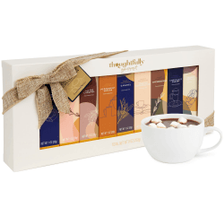 Thoughtfully Gourmet, Kakao-Geschenkset, 9 einzigartige Sorten mit Salted Caramel, French Vanilla & Karamell - 9 Kakosorten in hochwertiger Geschenkbox
