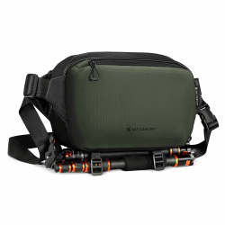 K&F Concept Kamera-Rucksack, Schultertasche, quadratische Tasche, Taschen für Fotografen, Kamera-Rechteck-Hülle, kompatibel mit Canon/Nikon/Sony/DJI Mavic Drohnen-Rucksack Grün+schwarz
