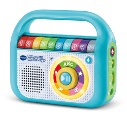 VTech Baby Mein erster Musik-Player – Mit 40 Liedern, Bluetooth- und Aufnahmefunktion – Für Kinder von 2-5 Jahren, Blau