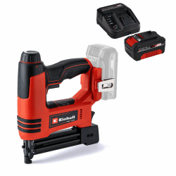 Einhell Akku-Nagler TE-CN 18 Li Power X-Change (Li-Ion, 18V, Tacker und Nagelpistole, max. 20 Schuss pro Minute, inkl. 300 Nägel, inkl. 300 Klammern, inkl. 4.0 Ah Akku und Ladegerät) inkl. 4,0 Ah Akku und Ladegerät ohne Klammern/Nägel