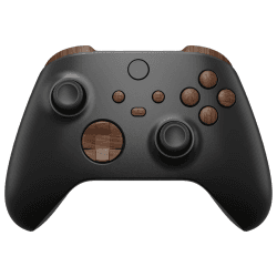 eXtremeRate Buttons Set für Xbox Series X&S Controller, DIY-Ersatz Tasten D-Pad/ABXY/Ansicht/Share/Menü/Trigger Bumpers Knöpfe Kit für Xbox Core Controller Model 1914-Holz Optik Holzmaserung