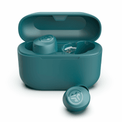 JLab Go Air Pop+ In Ear Kopfhörer kabellos Bluetooth, True Wireless Kopfhörer, 35+ Std Headphones, kabellose Ohrhörer, Earbuds mit Mikrofon, USB-C Ladebox, Dual Connect, EQ3 Sound, Blaugrün Blaugrün POP+