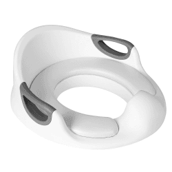 Toilettensitz Kinder, Wc Sitz Kinder, Toilettensitze Kinder mit Sanft Kissen und Spritzschutz, Töpfchentrainer für Jungen und Mädchen, Toilettensitz für Kinder 1-8 Jahre, Weiß