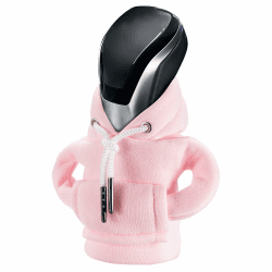 CORATED Auto Schaltknauf Abdeckung, Schaltknauf Hoodie, Mini Hoodie für Gangschaltung, Schaltknauf Überzug für Auto Dekoratives, Rosa Rosa 1