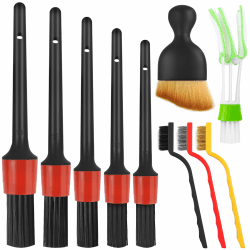 Hengxinchen 10 Stück Reinigungspinsel, Car Detailing Set für Autopflege und Staubwischen, Auto Reinigungsbürste, Auto Reinigungsbürsten für Auto Innenraum und Außenraum