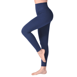 SINOPHANT Leggings Damen High Waist - Blickdicht Leggins mit Bauchkontrolle für Sport Yoga Gym #1er Pack Schwarzblau L-XL