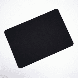 Gomin Mauspad – 32 x 22 cm Gaming Mousepad – rutschfest und Wasserdicht – Nahtlose Kanten Mouse Pad verbessert Geschwindigkeit und Präzision, Mausmatte für PC, Büro, Laptop, Computer – Schwarz 320L x 220B mm